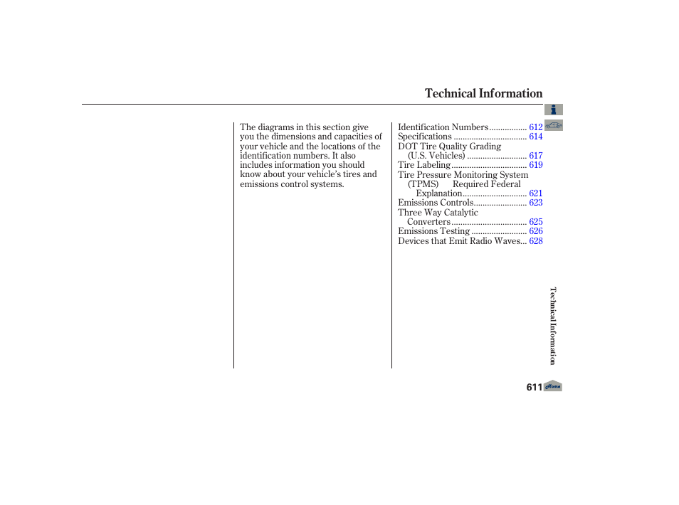Technical information, Technical inf ormation | Acura 2013 TL User Manual | Page 615 / 650