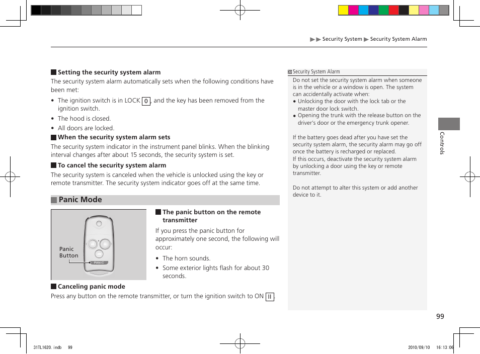 Acura 2011 TSX User Manual | Page 101 / 325