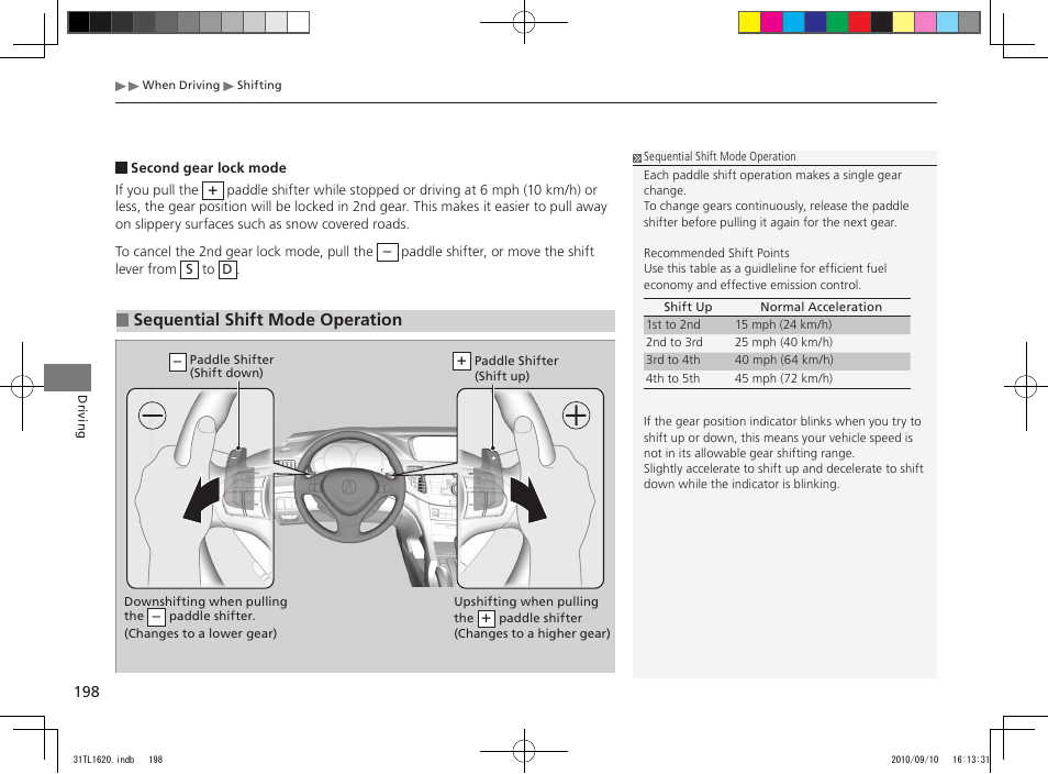 Acura 2011 TSX User Manual | Page 200 / 325