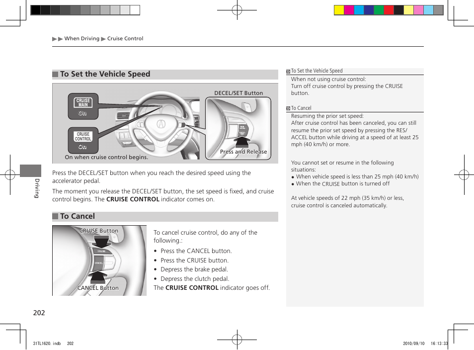 Acura 2011 TSX User Manual | Page 204 / 325