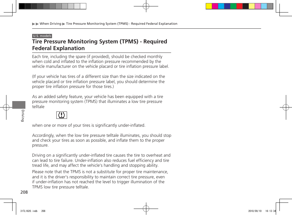 Acura 2011 TSX User Manual | Page 210 / 325