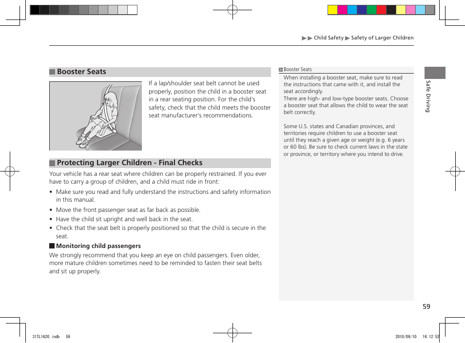 Acura 2011 TSX User Manual | Page 61 / 325
