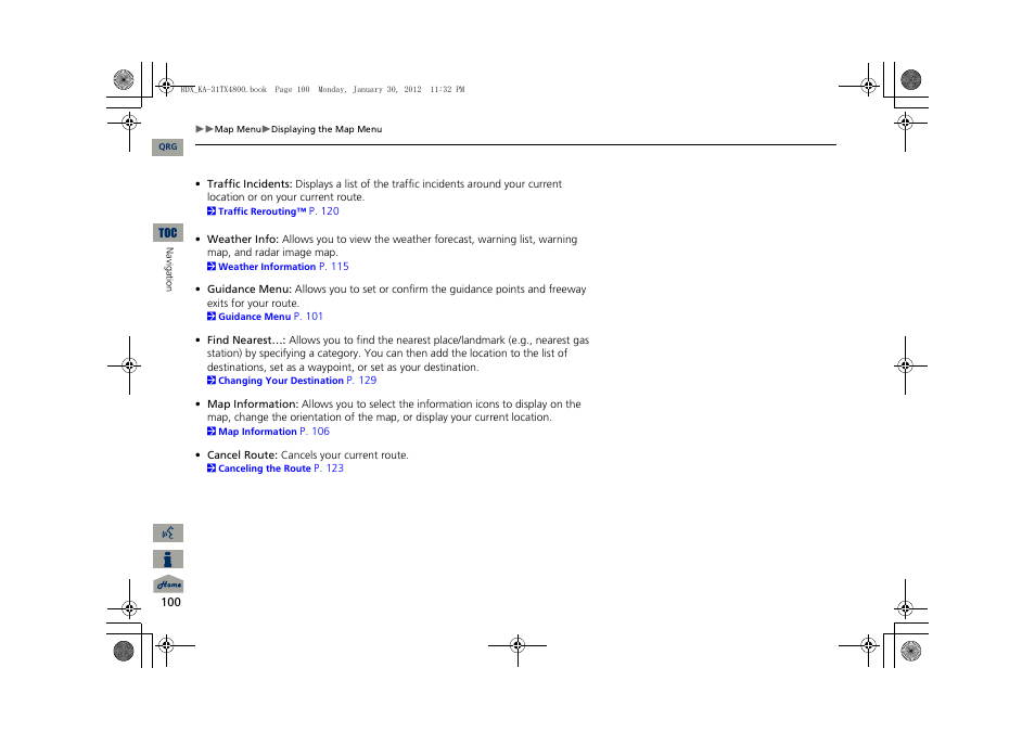 Acura 2013 RDX Navigation User Manual | Page 101 / 260