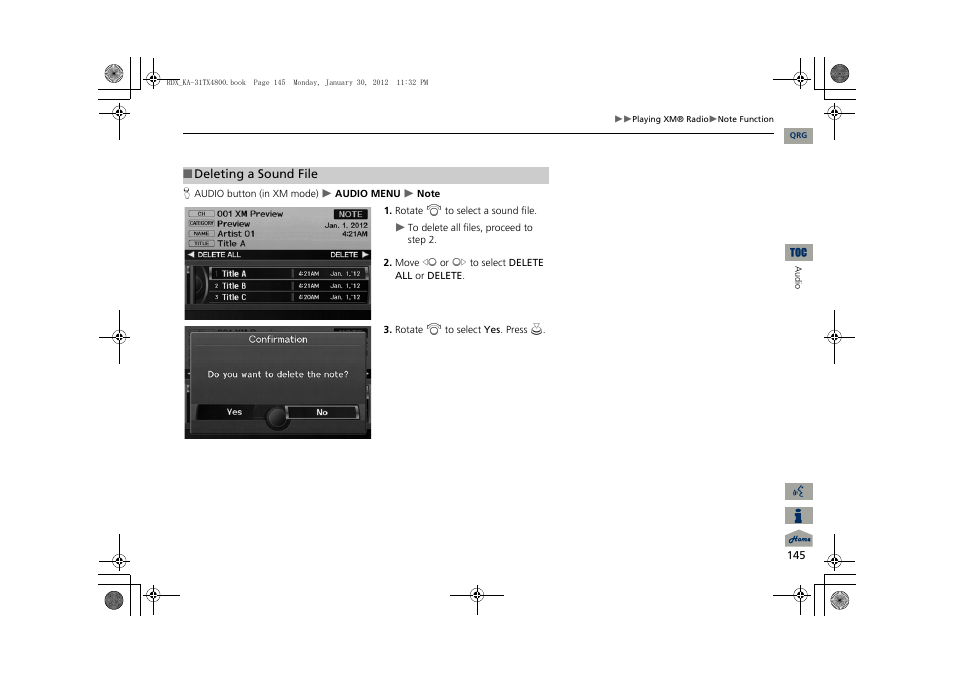 Acura 2013 RDX Navigation User Manual | Page 146 / 260