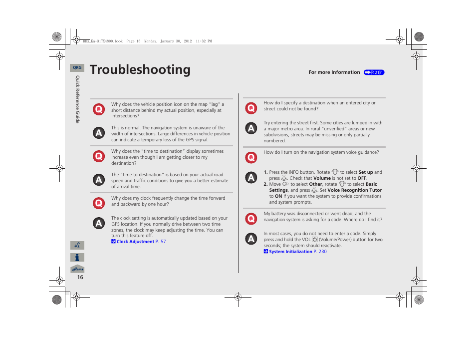 Troubleshooting | Acura 2013 RDX Navigation User Manual | Page 17 / 260