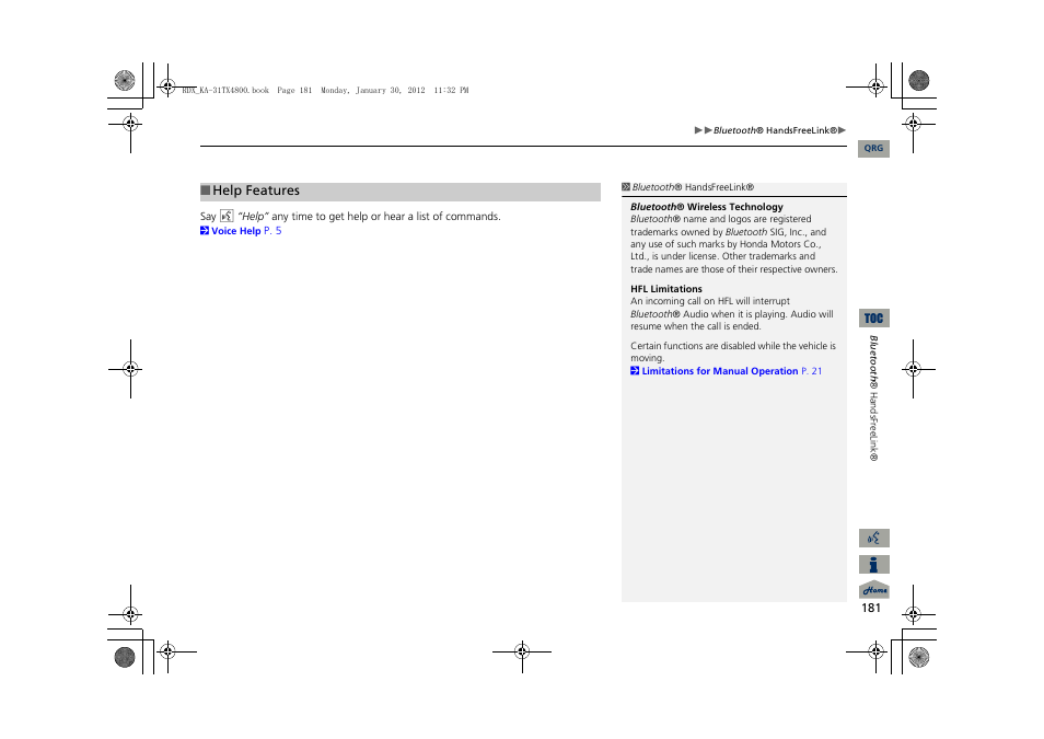 Acura 2013 RDX Navigation User Manual | Page 182 / 260