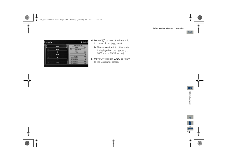 Acura 2013 RDX Navigation User Manual | Page 212 / 260