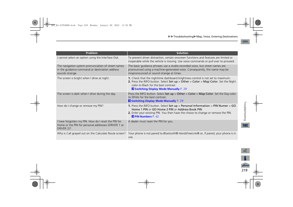 Acura 2013 RDX Navigation User Manual | Page 220 / 260