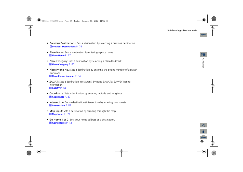 Acura 2013 RDX Navigation User Manual | Page 70 / 260