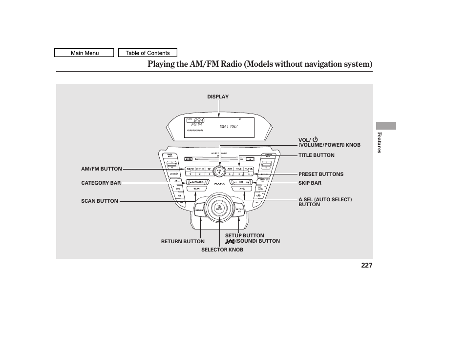 2010 tl | Acura 2010 TL User Manual | Page 230 / 612