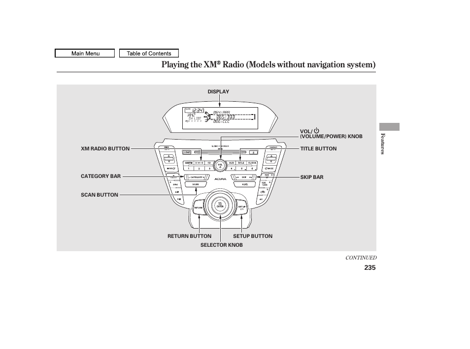2010 tl | Acura 2010 TL User Manual | Page 238 / 612