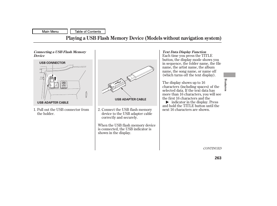 2010 tl | Acura 2010 TL User Manual | Page 266 / 612