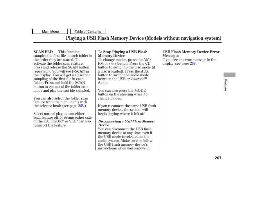 Acura 2010 TL User Manual | Page 270 / 612