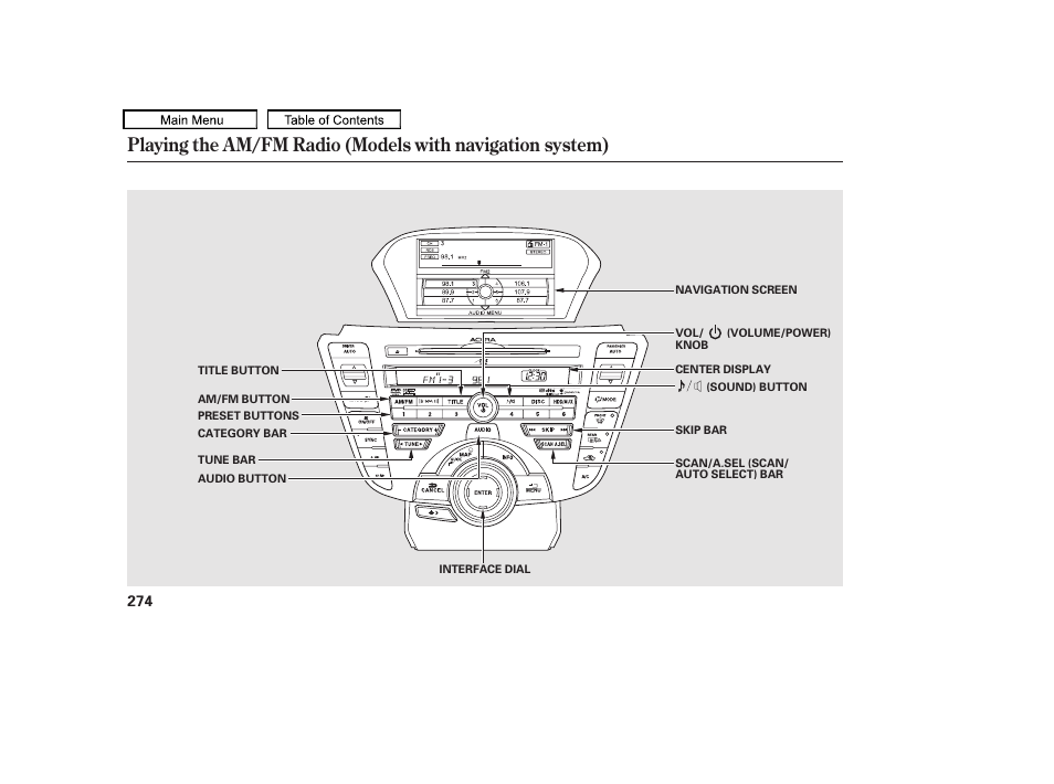 2010 tl | Acura 2010 TL User Manual | Page 277 / 612