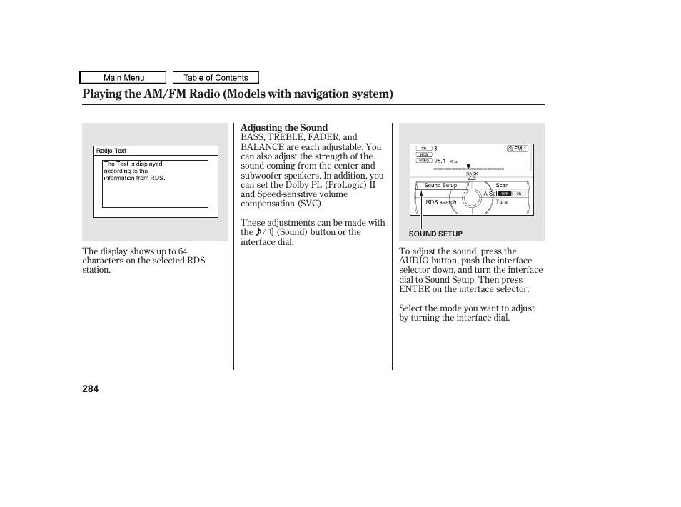 Acura 2010 TL User Manual | Page 287 / 612