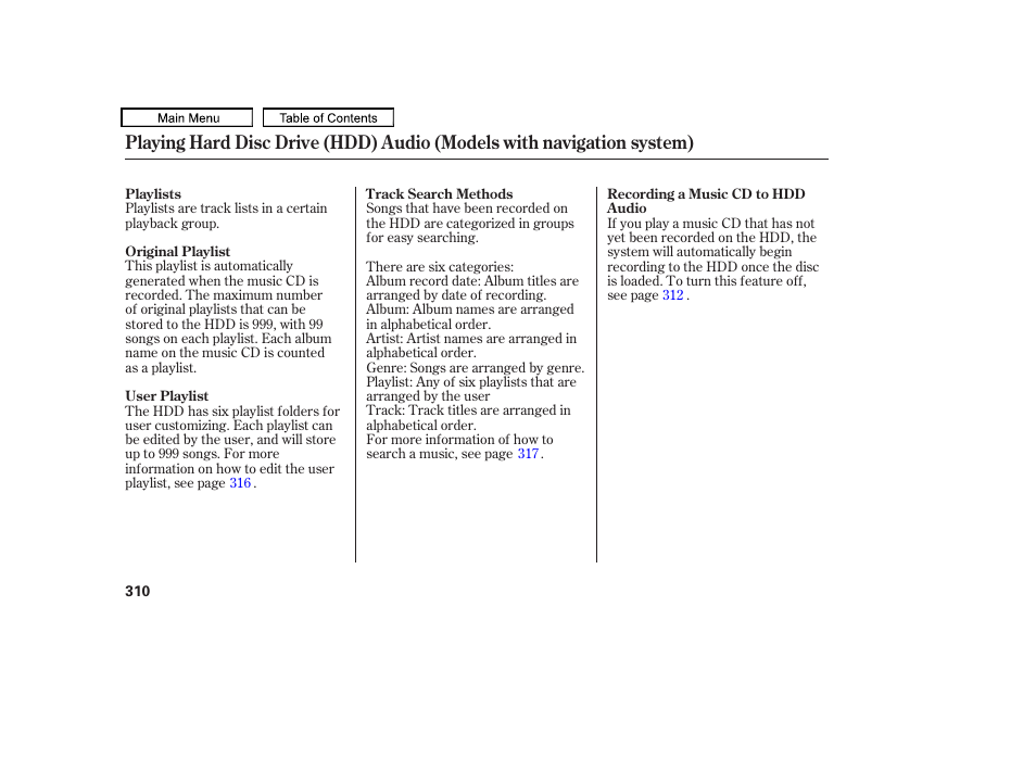 Acura 2010 TL User Manual | Page 313 / 612