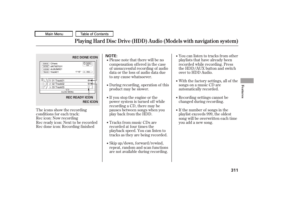 Acura 2010 TL User Manual | Page 314 / 612