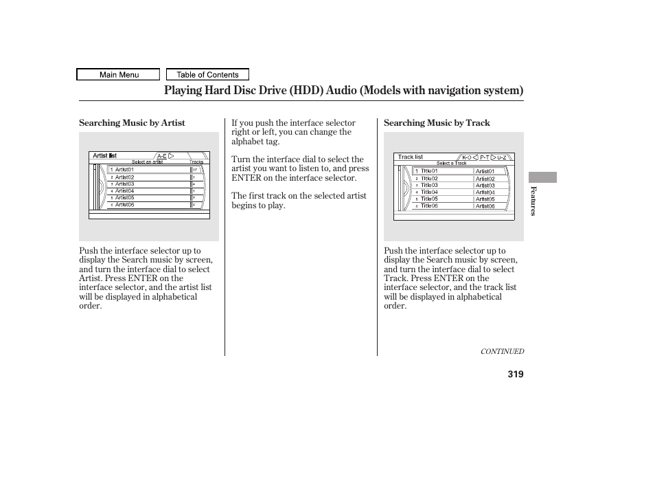 Acura 2010 TL User Manual | Page 322 / 612