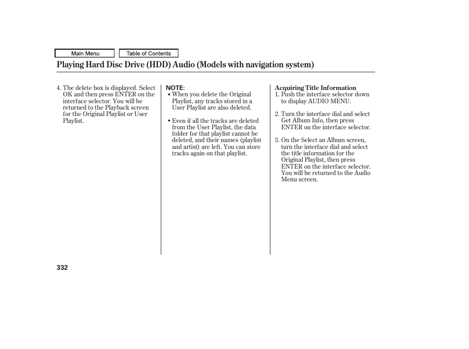 Acura 2010 TL User Manual | Page 335 / 612