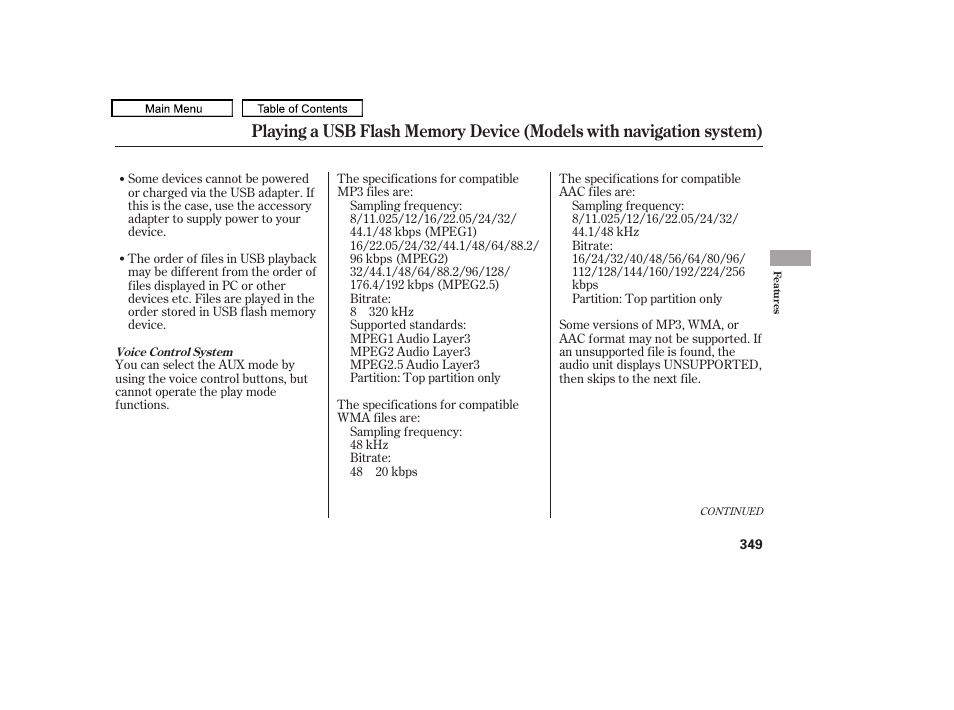 Acura 2010 TL User Manual | Page 352 / 612