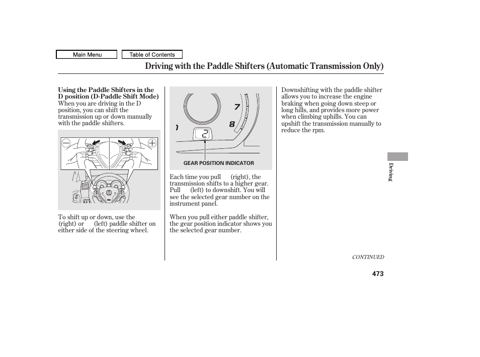 Acura 2010 TL User Manual | Page 476 / 612