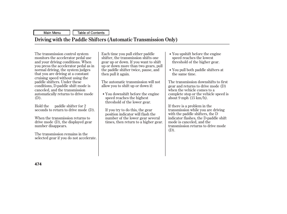 Acura 2010 TL User Manual | Page 477 / 612