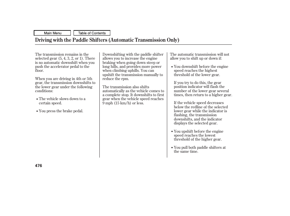 Acura 2010 TL User Manual | Page 479 / 612
