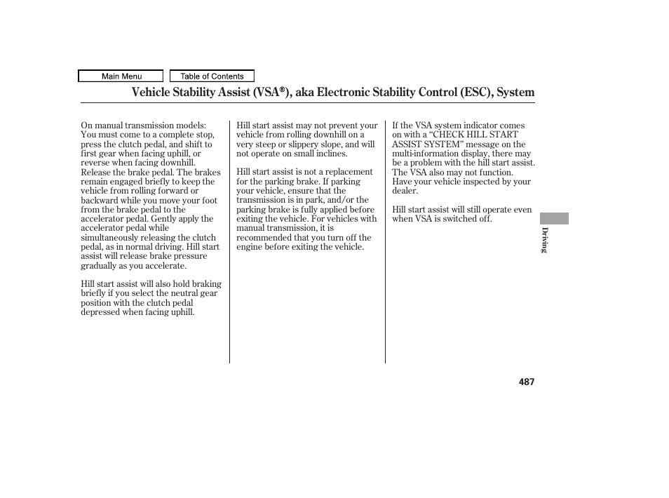 Acura 2010 TL User Manual | Page 490 / 612