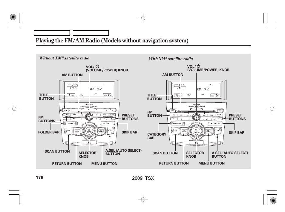 Acura 2009 TSX User Manual | Page 179 / 524