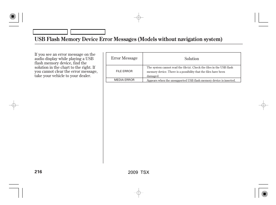 Acura 2009 TSX User Manual | Page 219 / 524