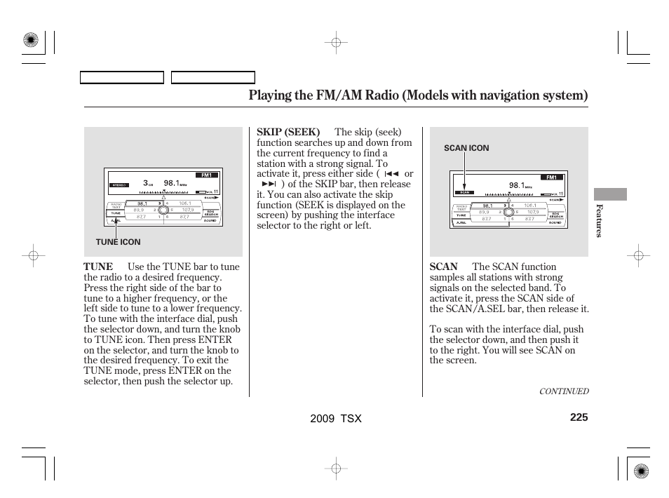 Acura 2009 TSX User Manual | Page 228 / 524