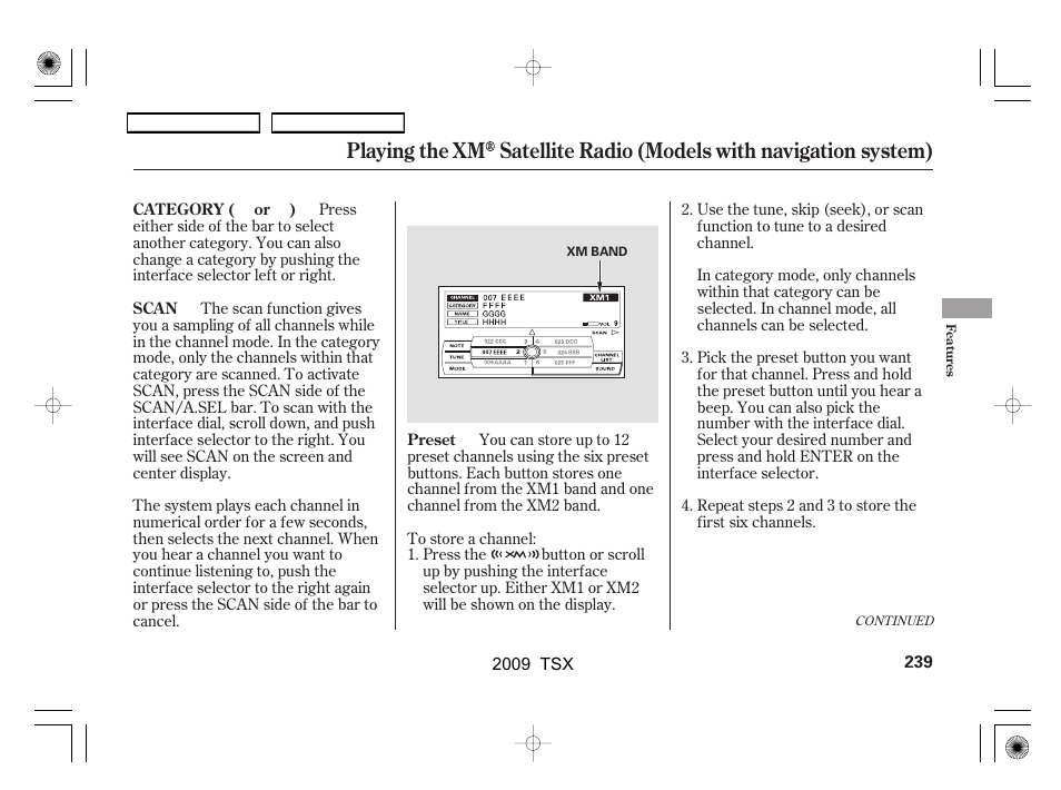 Acura 2009 TSX User Manual | Page 242 / 524