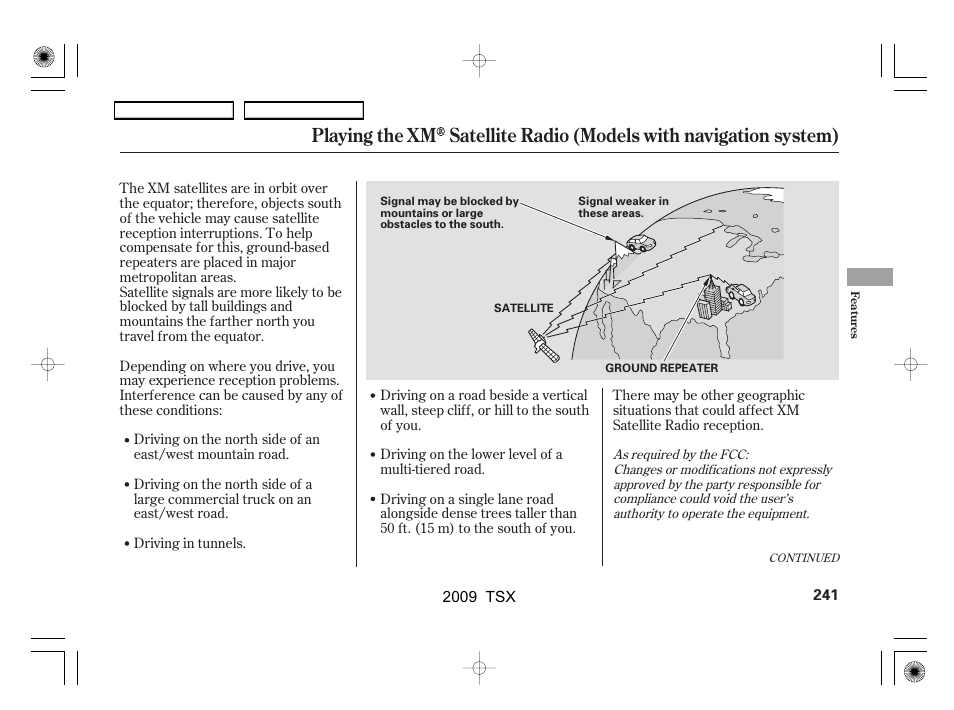 Acura 2009 TSX User Manual | Page 244 / 524