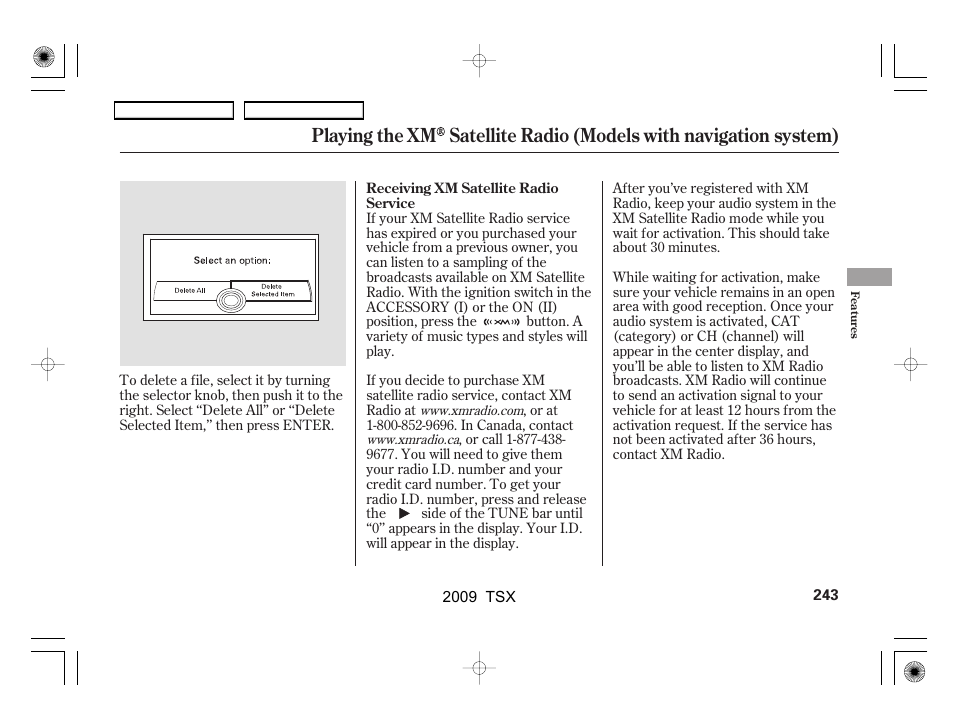 Acura 2009 TSX User Manual | Page 246 / 524