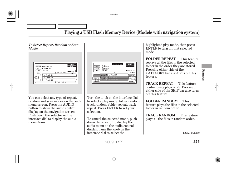 Acura 2009 TSX User Manual | Page 278 / 524
