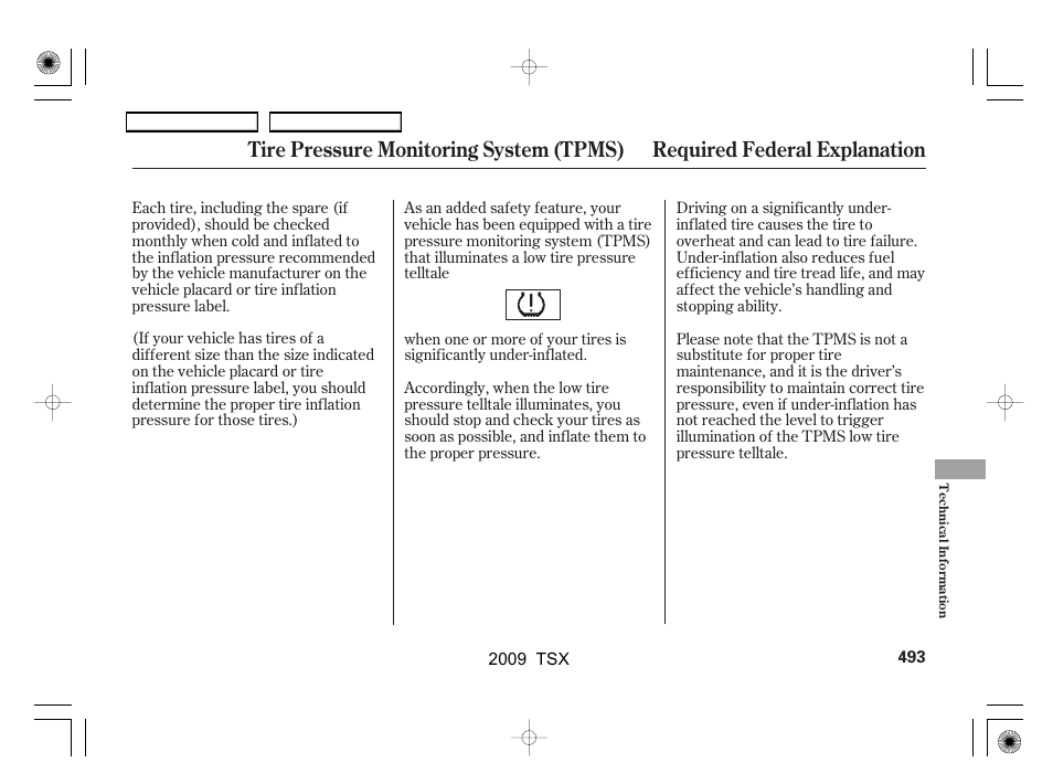 Acura 2009 TSX User Manual | Page 496 / 524
