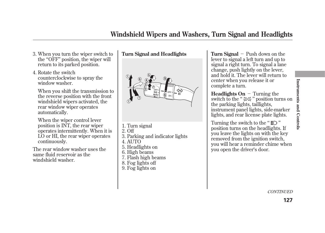 Acura 2010 MDX User Manual | Page 134 / 616