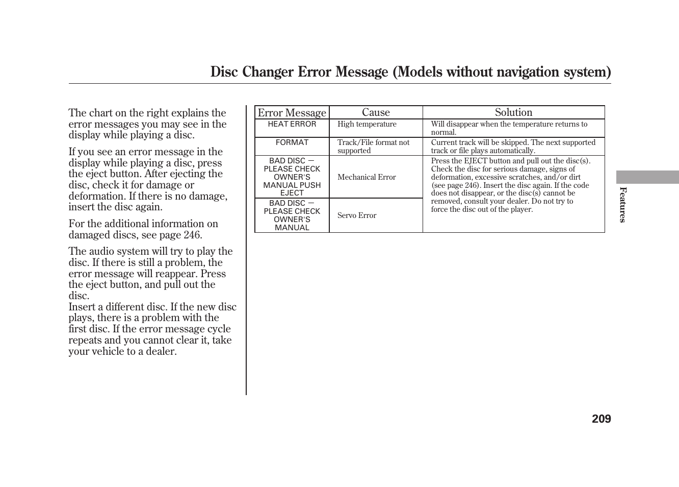 Acura 2010 MDX User Manual | Page 216 / 616