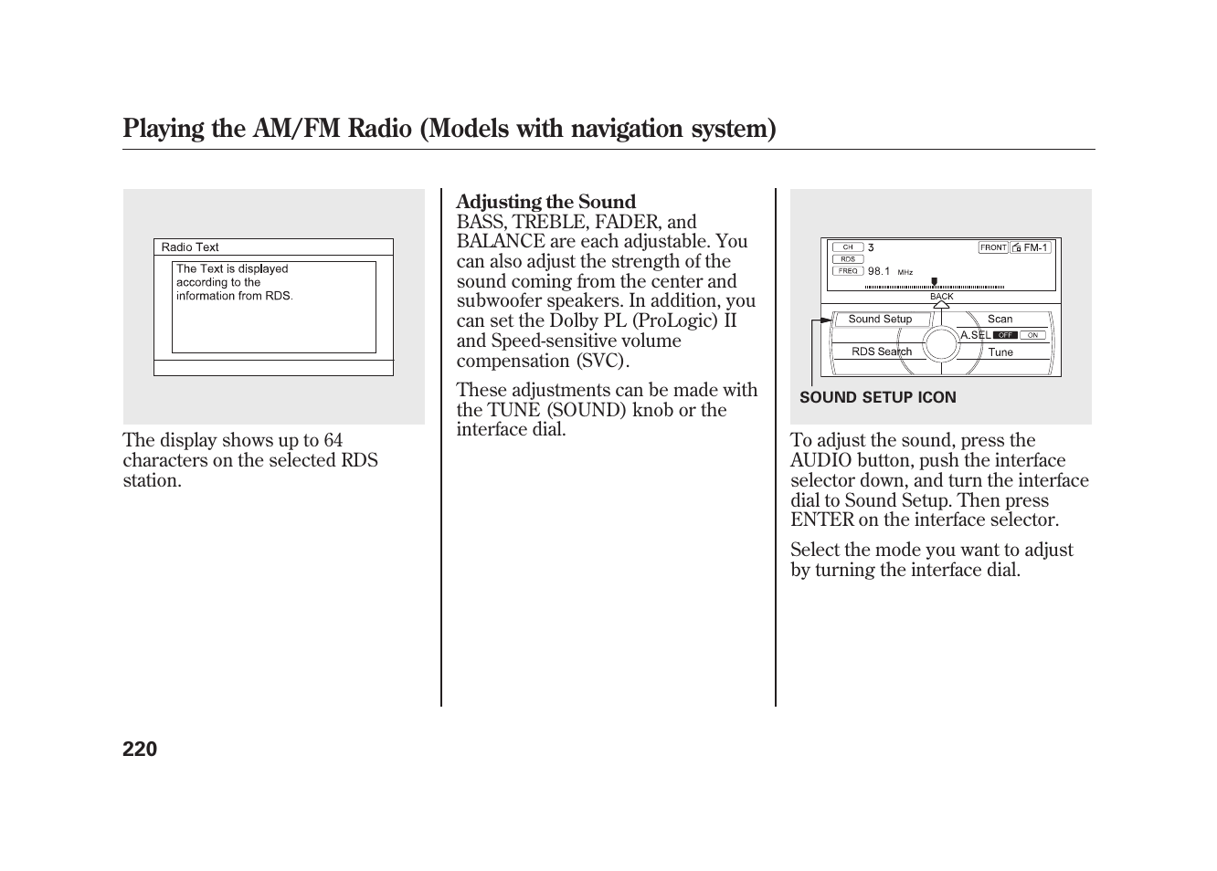 Acura 2010 MDX User Manual | Page 227 / 616