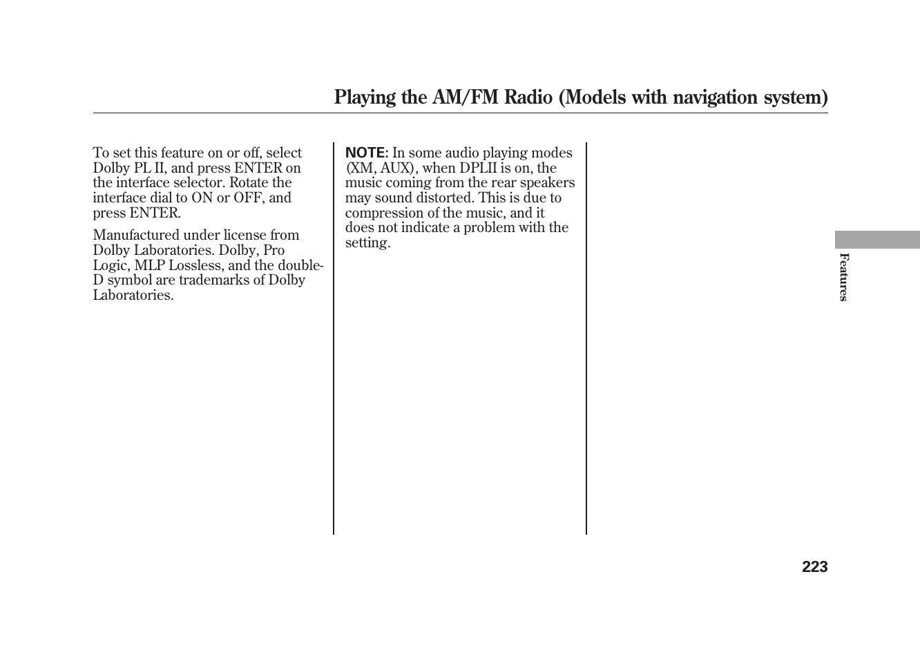 Acura 2010 MDX User Manual | Page 230 / 616