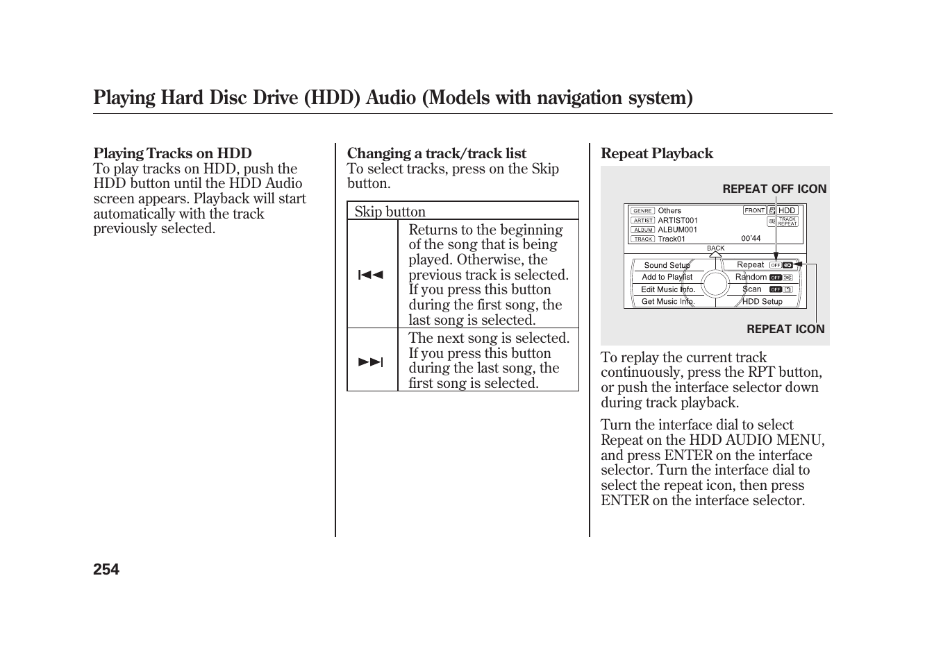 Acura 2010 MDX User Manual | Page 261 / 616