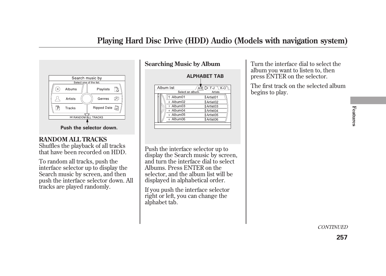 Acura 2010 MDX User Manual | Page 264 / 616