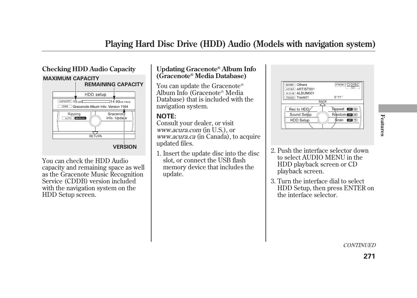 Acura 2010 MDX User Manual | Page 278 / 616