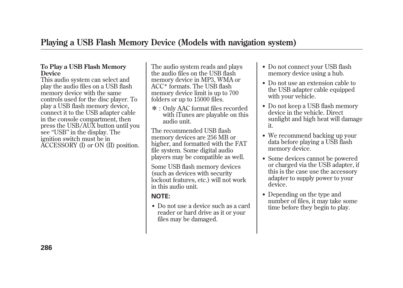 Acura 2010 MDX User Manual | Page 293 / 616