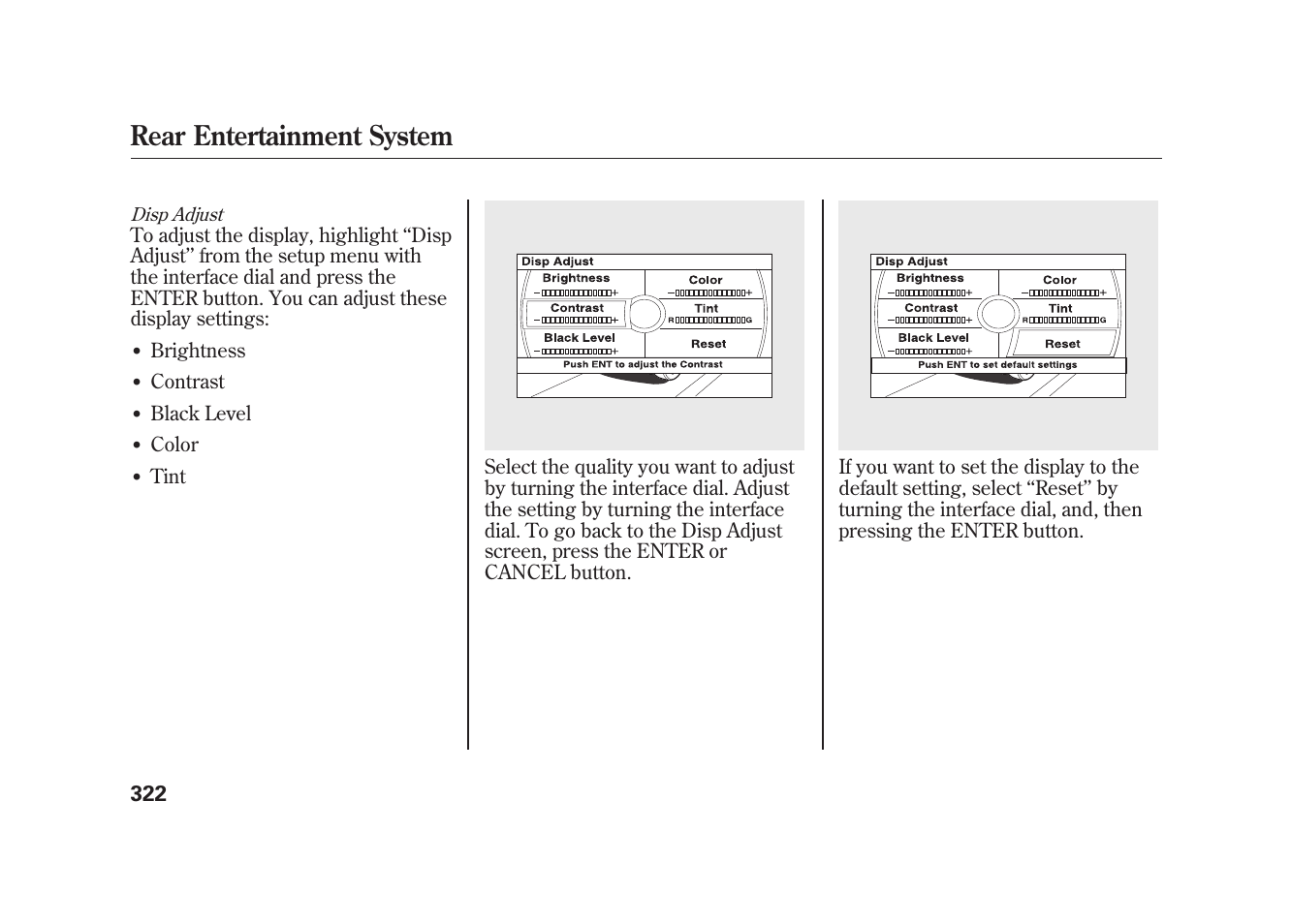 Rear entertainment system | Acura 2010 MDX User Manual | Page 329 / 616
