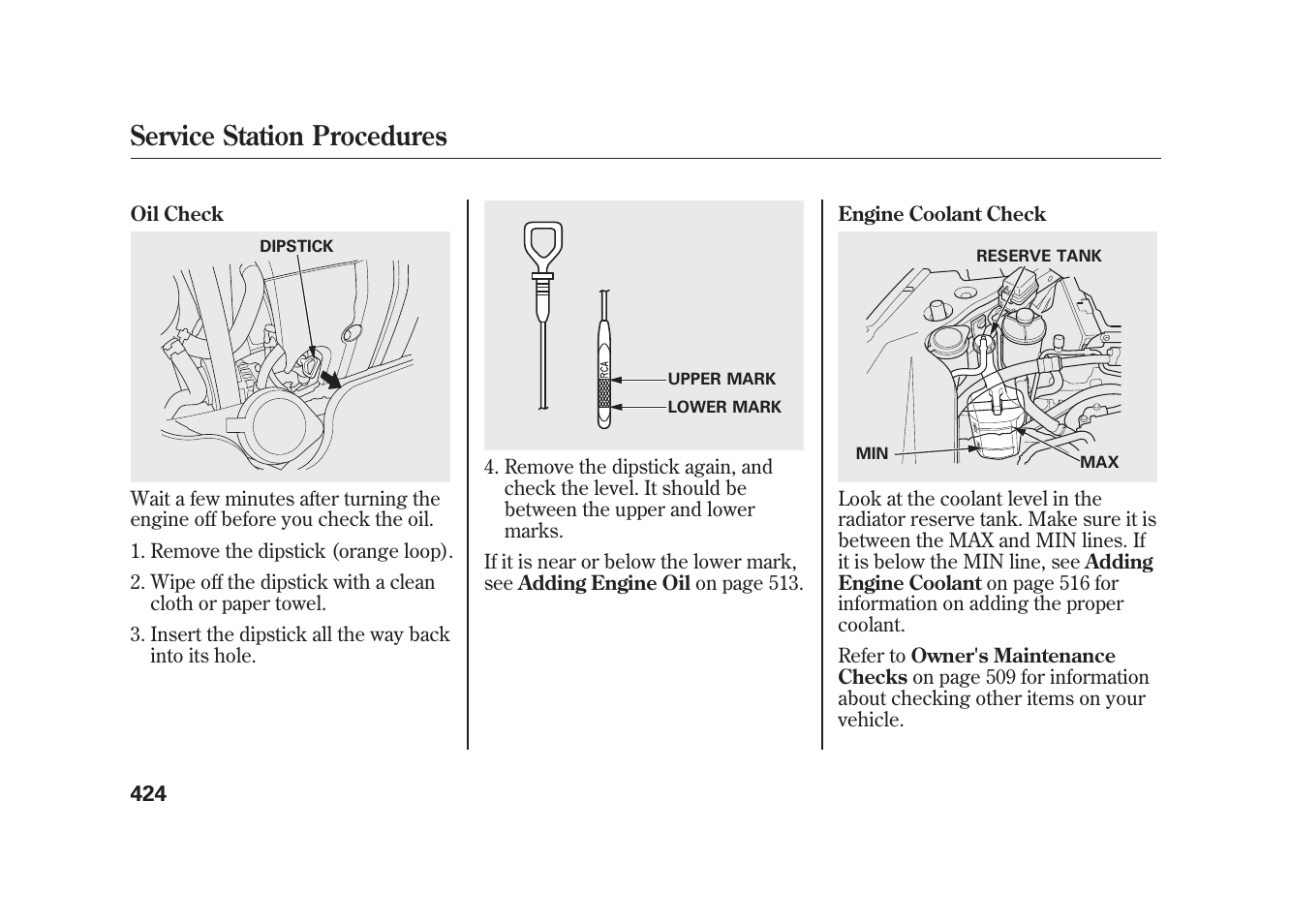 Service station procedures | Acura 2010 MDX User Manual | Page 431 / 616