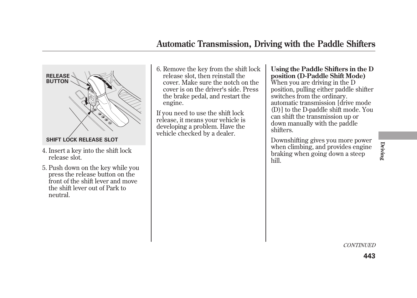 Acura 2010 MDX User Manual | Page 450 / 616