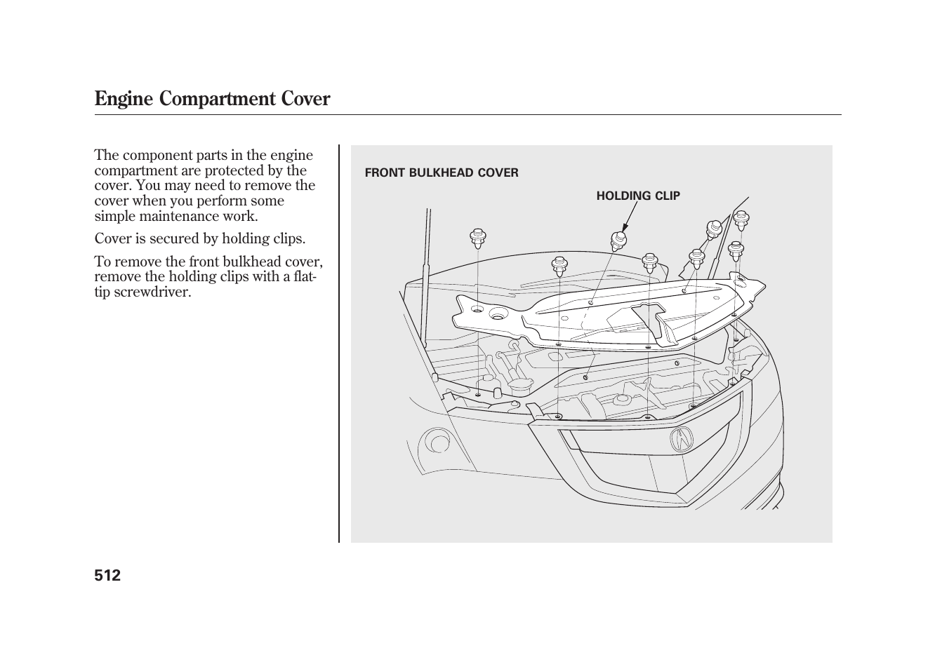 Engine compartment cover | Acura 2010 MDX User Manual | Page 519 / 616