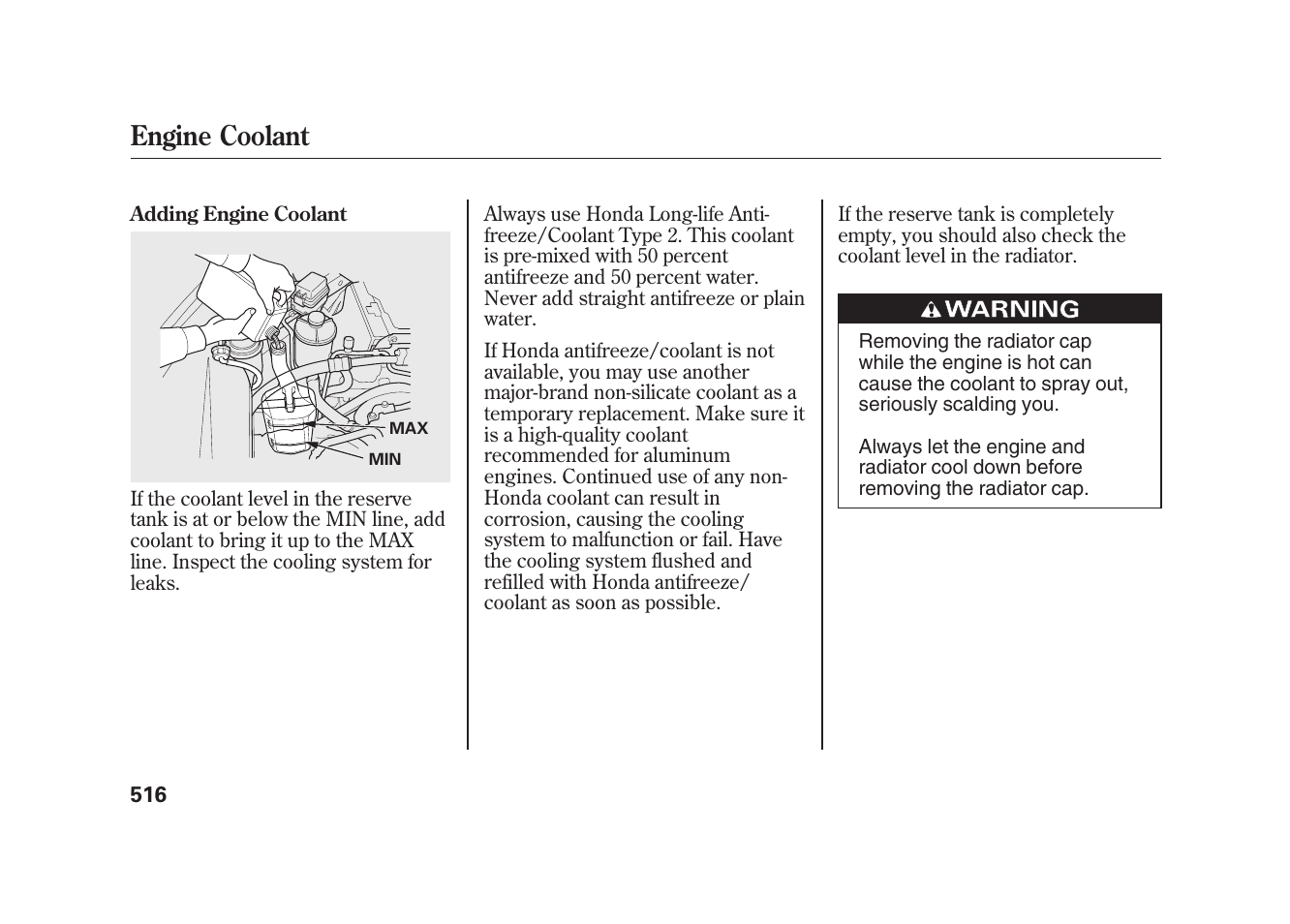 Engine coolant | Acura 2010 MDX User Manual | Page 523 / 616