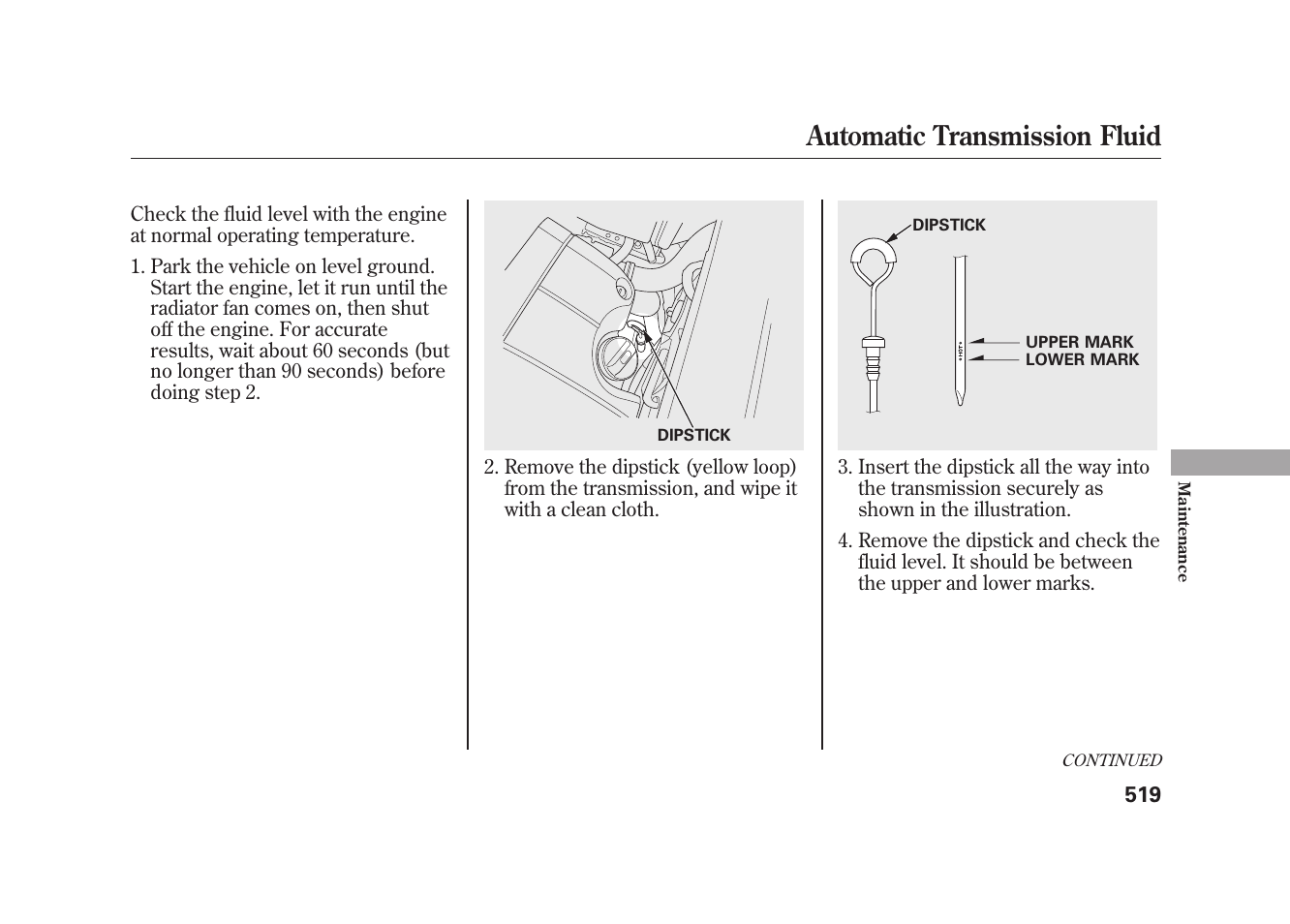 Automatic transmission fluid | Acura 2010 MDX User Manual | Page 526 / 616